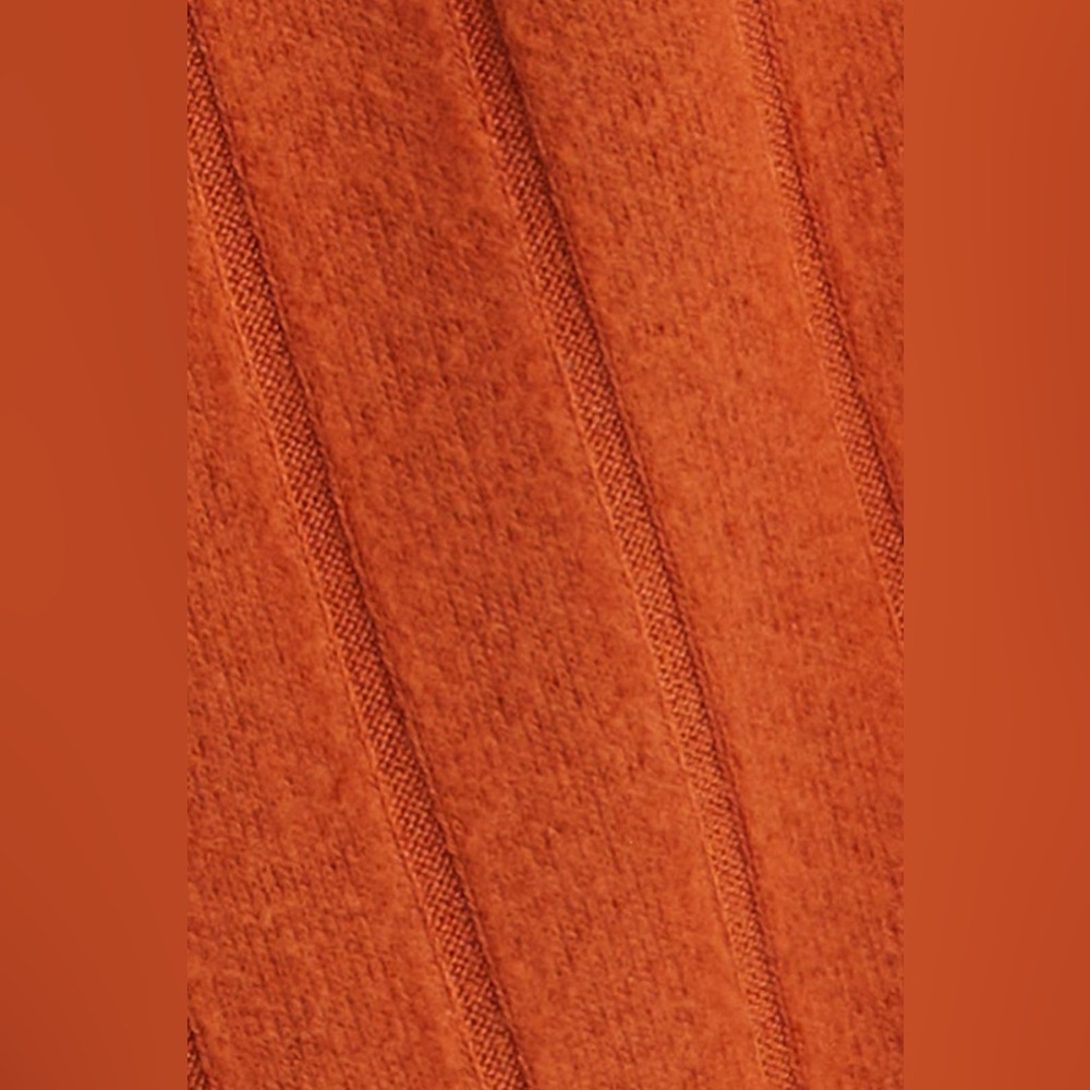 BP Women’s Rust Color Ribbed Robe Size XL - Picture 9 of 10